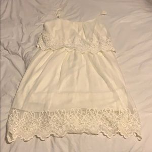 Cream formal dress